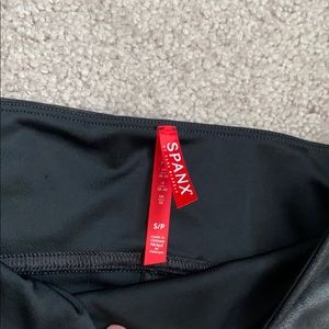 Spanx Faux Leather Leggings